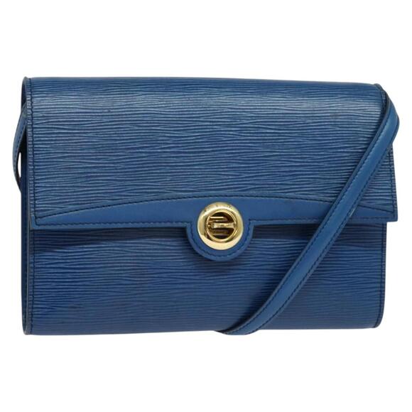 LOUIS VUITTON Epi Pochette Arche Shoulder Bag Blue M52575 - Picture 1 of 12